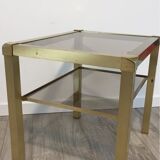 Table brass and glass Mara