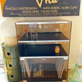 Étagère sur pied, meuble HI-FI en plexiglas