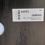 4 chaises IKEA modèle Gilbert en contreplaqué de chêne courbé