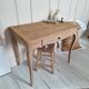 Antique oak side table in Louis XV style