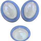 🩵 Set of 3 antique L'Amandinoise dishes 🩵