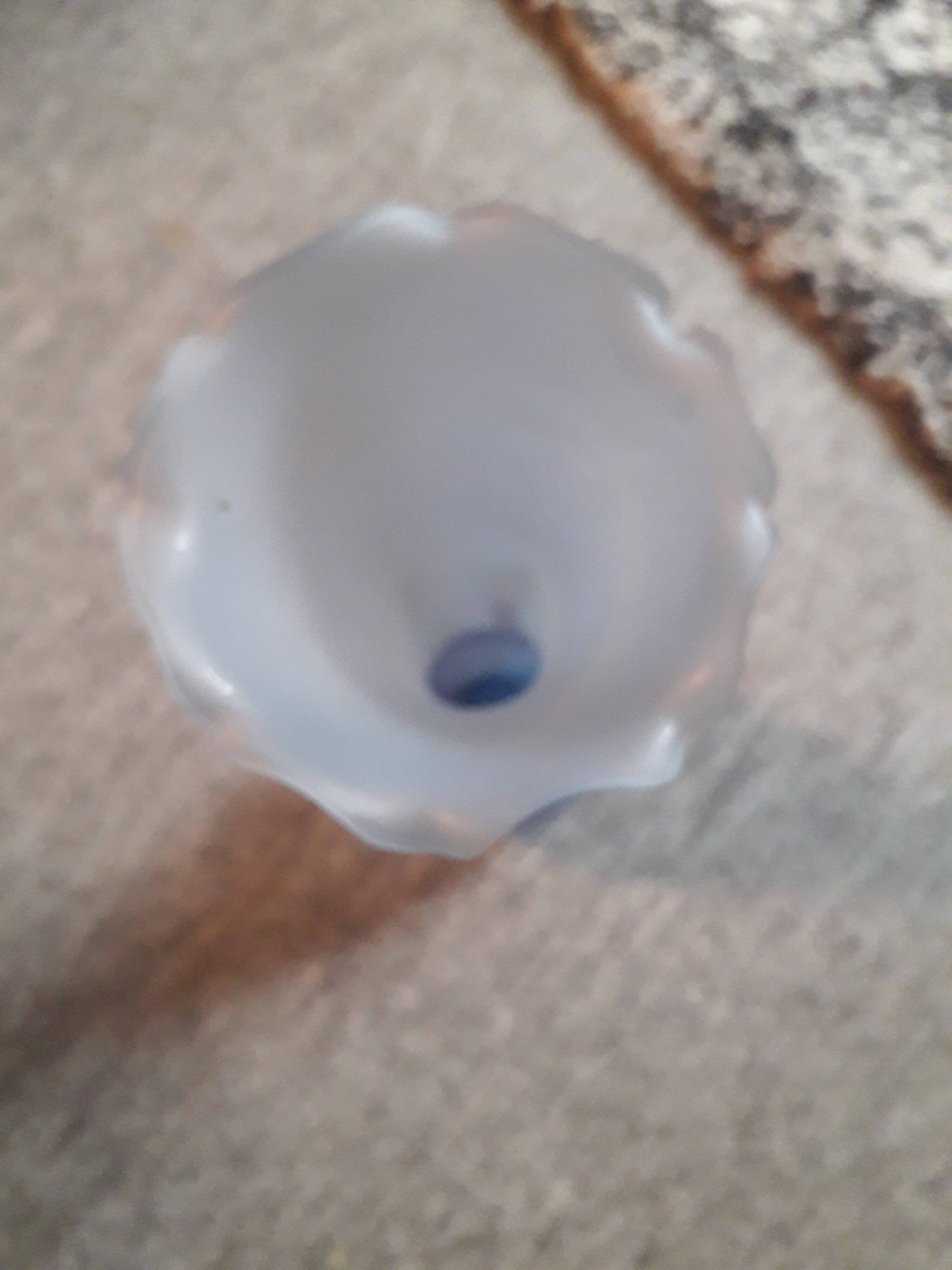 Vintage glass soliflore vase