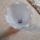Vase soliflore vintage en verre