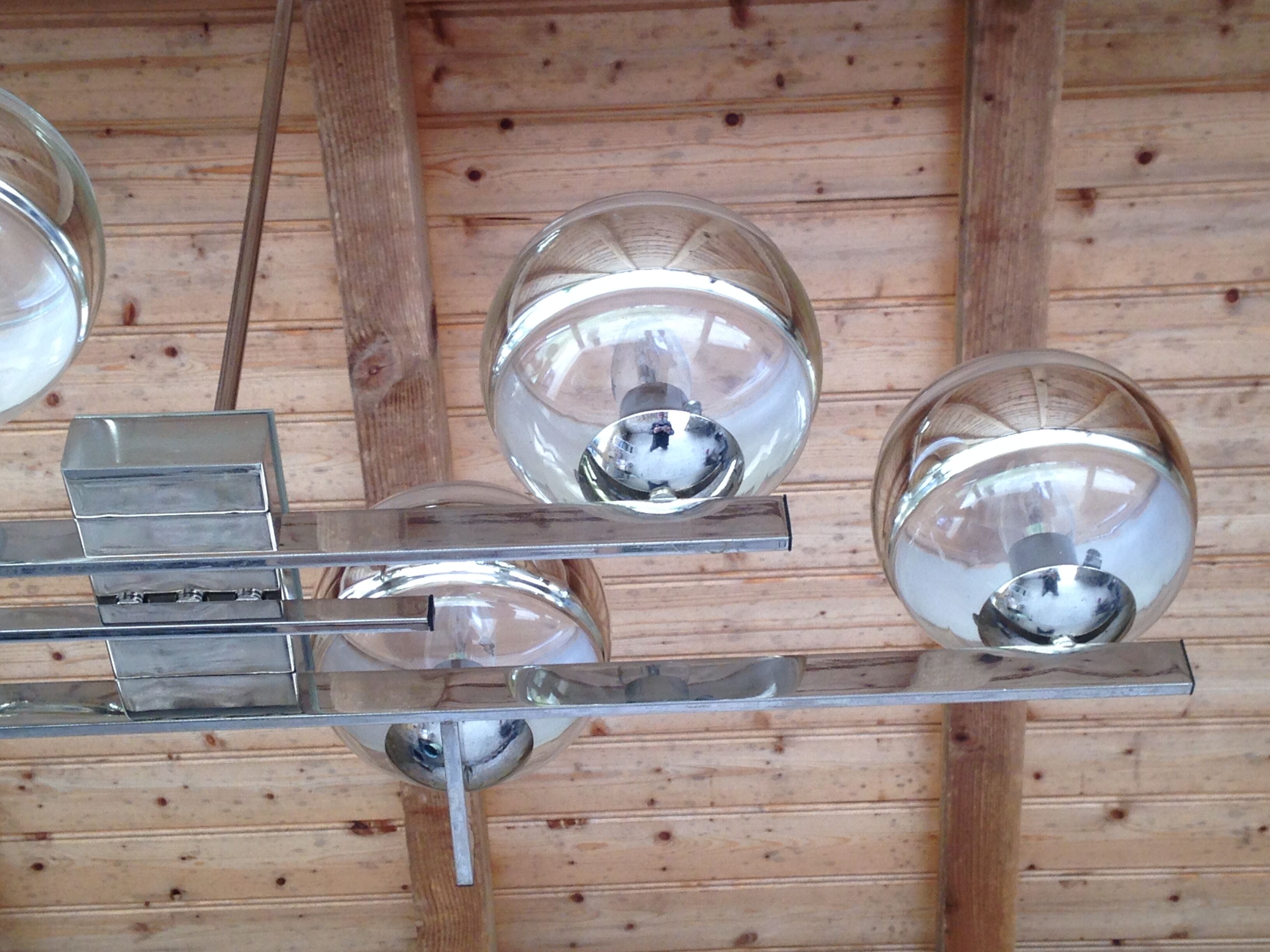 Italian chandelier, vintage 70