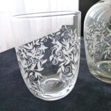 Night servant in screen-printed glass decoration