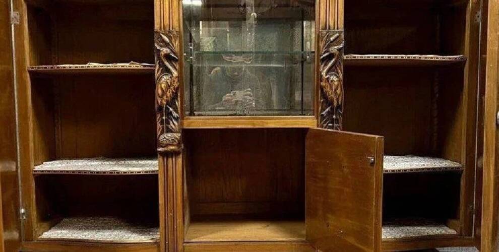 Enfilade époque art déco en bois clair vers 1930