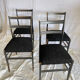 4 chaises vintage italienne