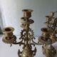 Pair of bronze candlesticks in Louis XVI style – 4 lights – 38 cm