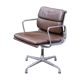 Soft Pad EA 218 brown chair by Charles & Ray Eames édit Herman Miller