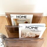Acrylic magazine rack
