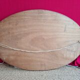 Art Deco oval mirror