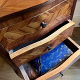 Inlaid bedside table