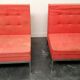 Paire de chauffeuses Florence Knoll, 1960