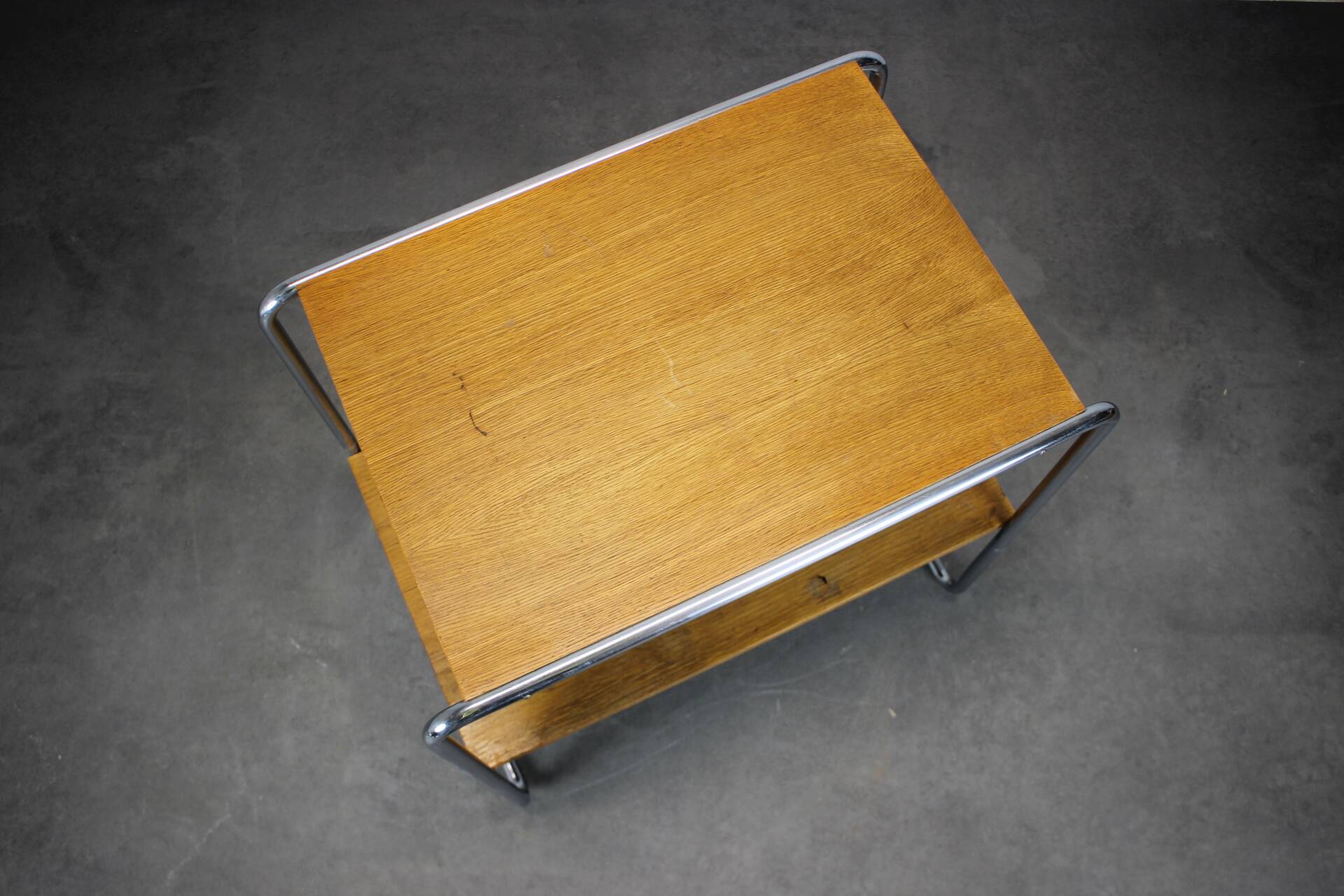 Marcel Breuer Bauhaus table from the 1930s, model B12, Czechoslovakia