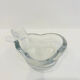 Crystal dish in the shape of a pear – Vannes-le-Châtel, 1970s
