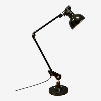 Lampe de table Rademacher noire des années 1930