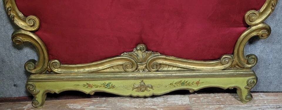 Elément de boiserie Venitien ( dessus de porte ) st. Louis XV baroque /bois
