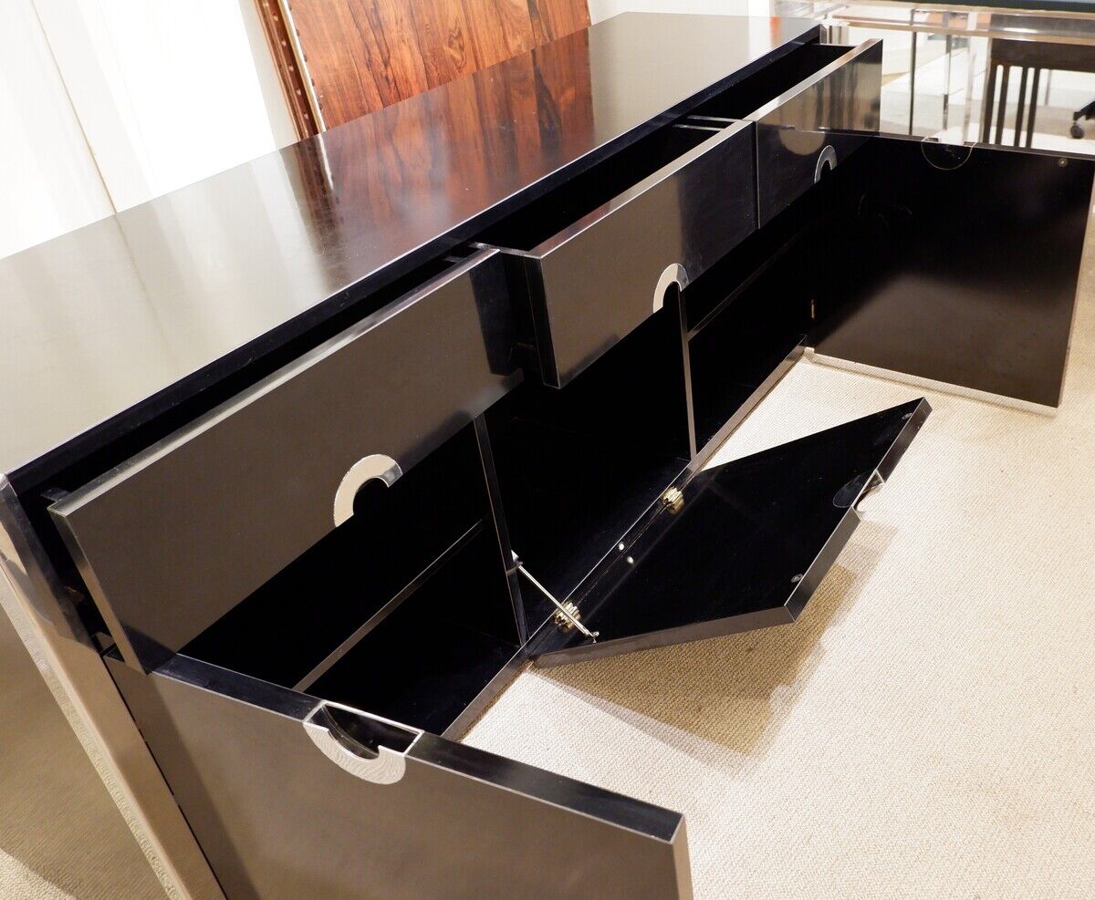 Sideboard by Willy Rizzo for Mario Sabot, 1970s