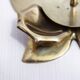 Brass flower candle holder