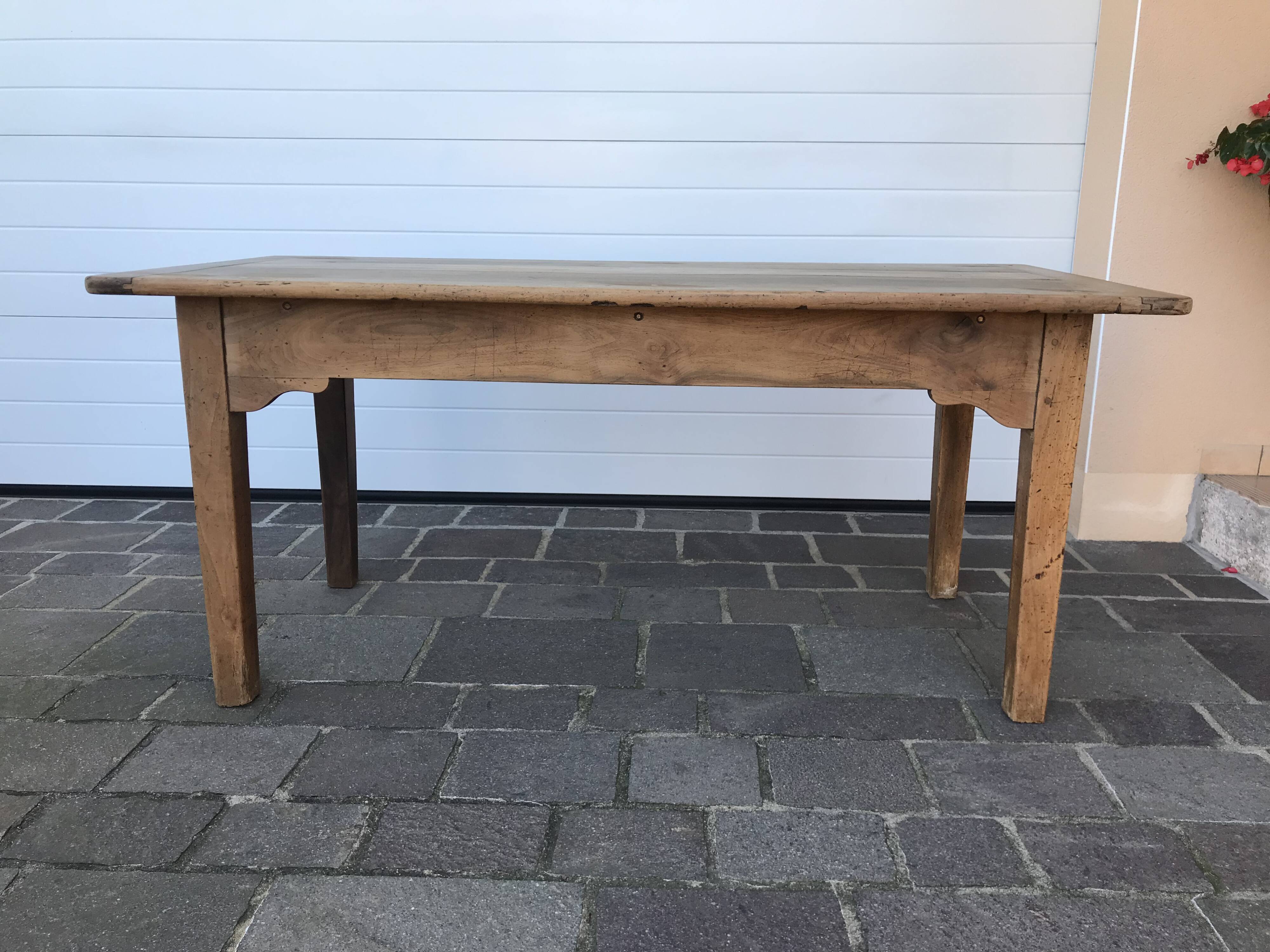 Walnut farmhouse table