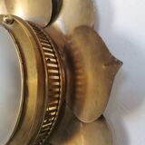 Brass flower ceiling or wall light
