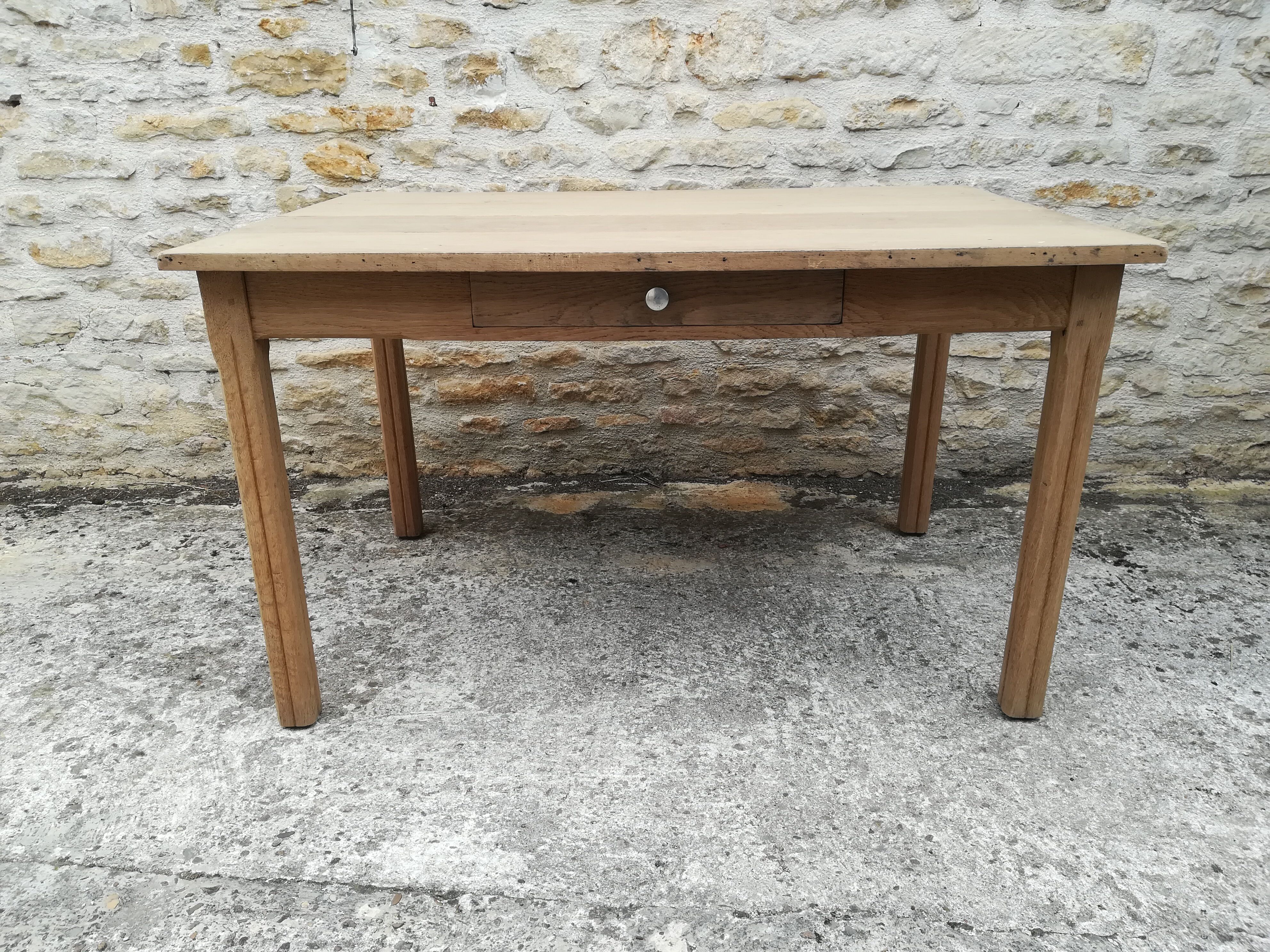 Oak farmhouse table