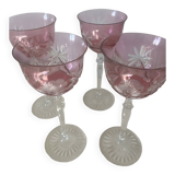 Verres en cristal taillé