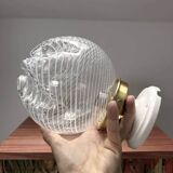 Pair of vintage globe wall lights