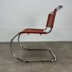 MR10 Mies Van Der Rohe chair, leather, 1980s