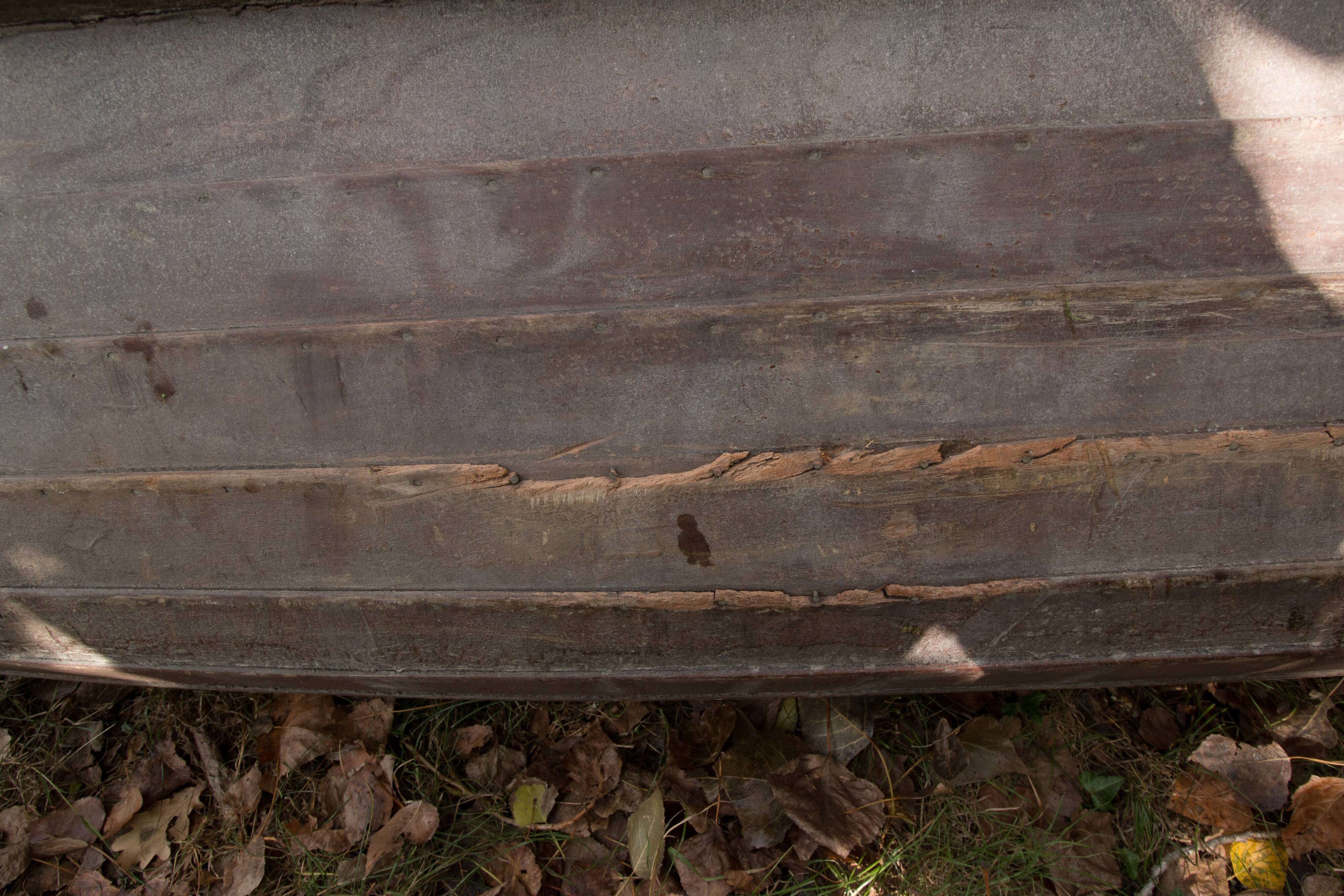 '30s mahogany canoe