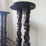 Pair of African stools