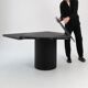 Table ronde/carrée en chêne noir