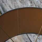 Lampe en céramique blanche à abat-jour tartan – style cosy et intemporel