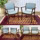 Pair of English teak armchairs from the 1970s.