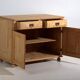 Antique pine buffet – European rustic furniture with drawers – circa 1900