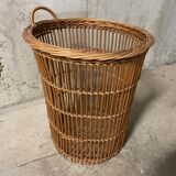 Rattan wastepaper basket