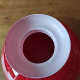 Globe en verre de couleur rouge