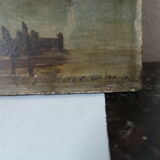 Landscape oil on panel