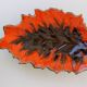 compotier flammé orange