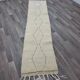 Handmade Berber rug runner size 75/300 cm
