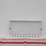 1 SET OF 2 BLUE AND RED BASQUE DISHES (Basque dishes)
