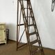 Grand escabeau en bois vintage