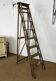 Grand escabeau en bois vintage