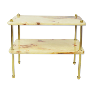 Table d’appoint en onyx, années