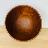 Scandinavian teak fruit cup salad bowl