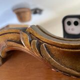 Golden mirror 28x44cm