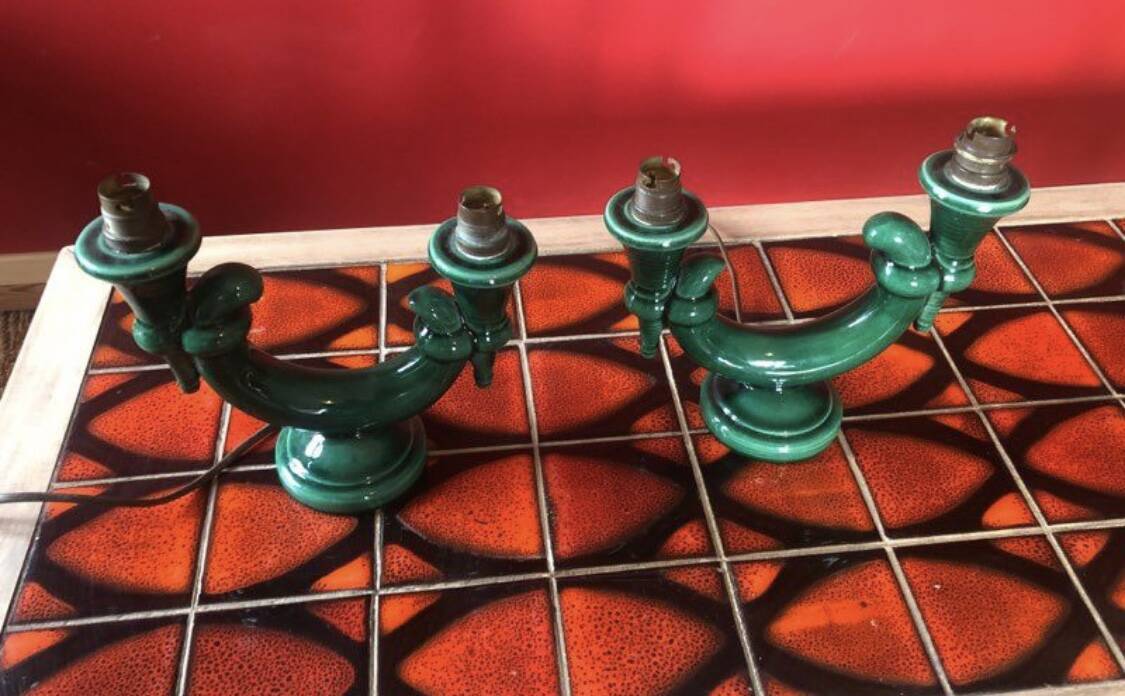 Pair of Gil Agnoloni lamps