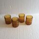 Verres ananas ambre