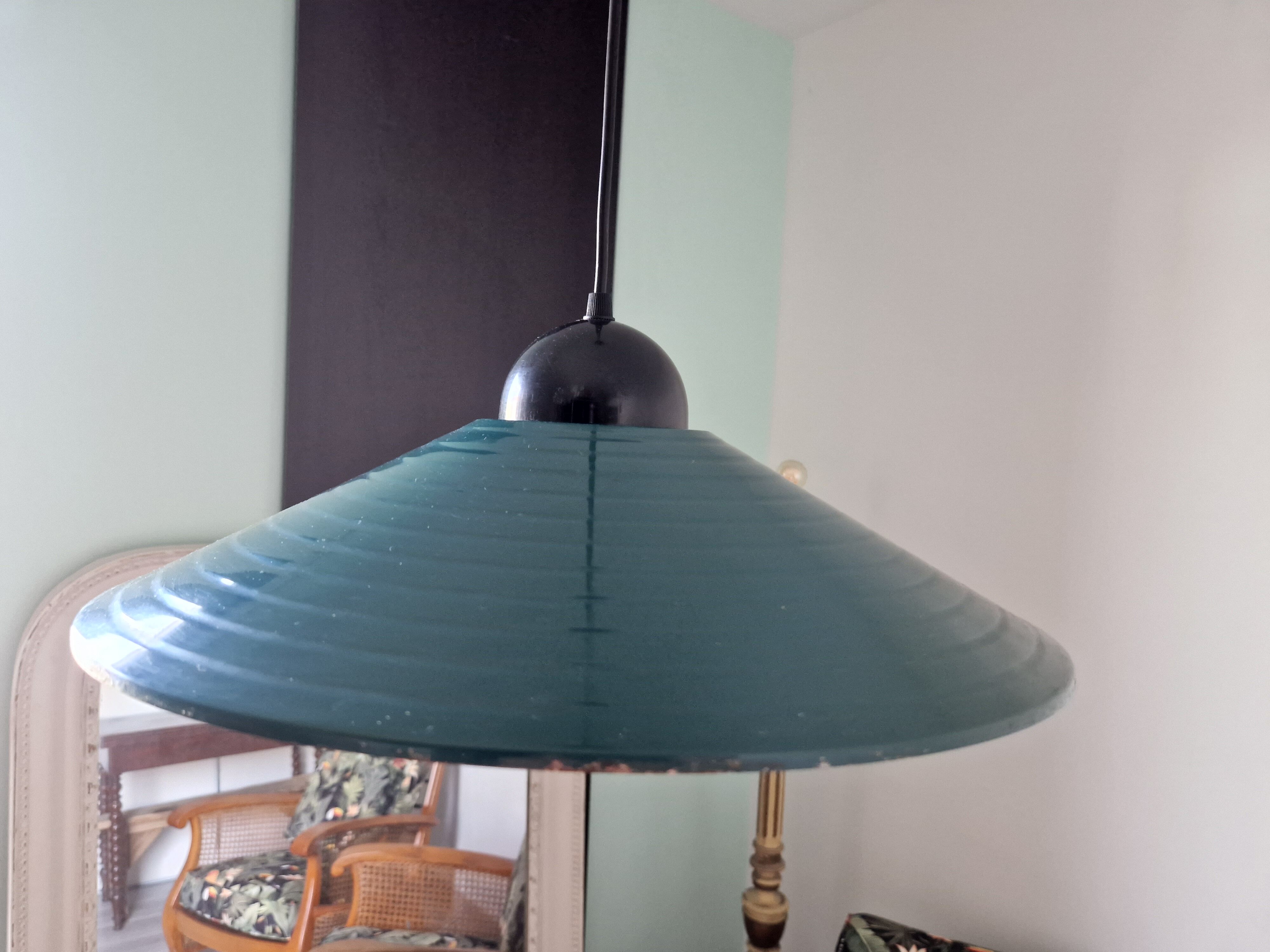 Suspension vintage verte