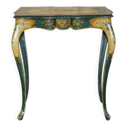 Paire de chaises Regency antiques et table assortie